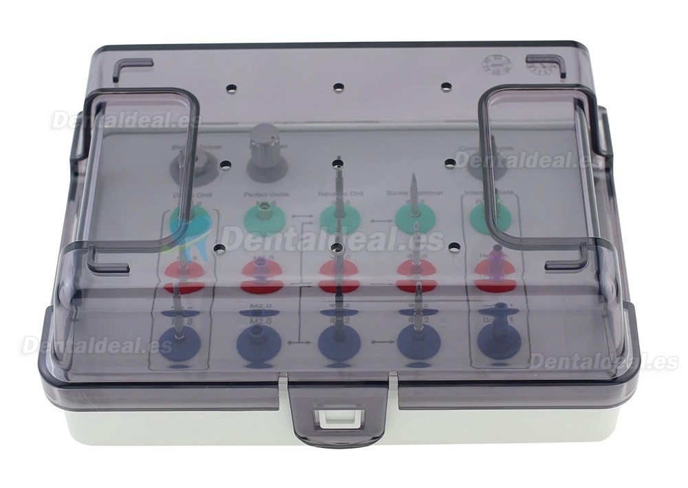 Kit Universal de Extracci&oacute;n de Tornillos Fracturados para Implantes Dentales